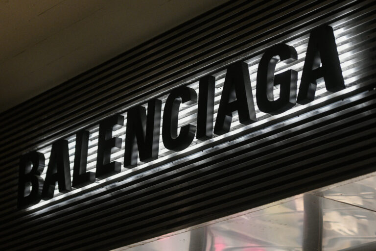Paris,,France,-,March,03,,2019:,Balenciaga,Luxury,Store,In